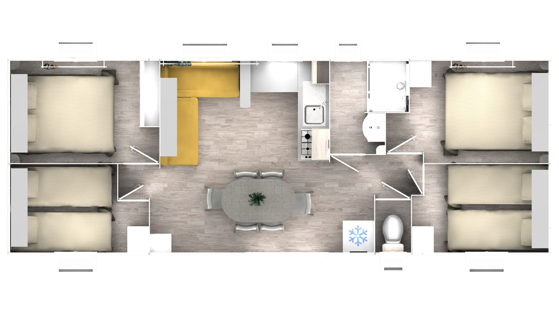 Plan des logements - BORA Club - WEI and GO (2)